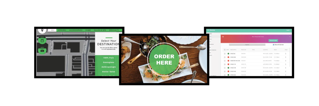 rent digital signage from metroclick